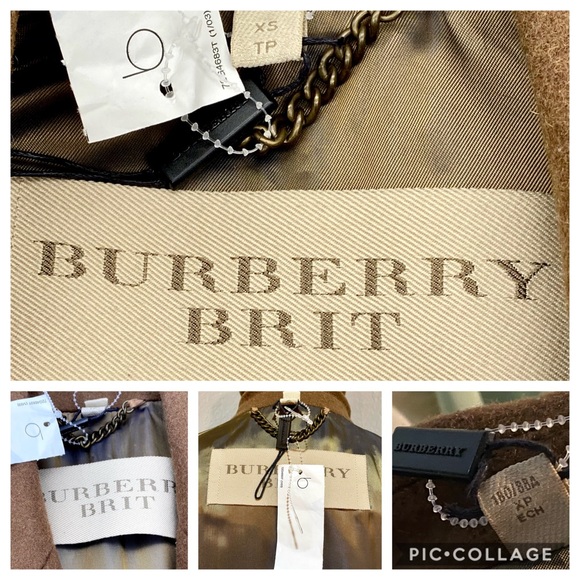 NWT Burberry Brit Men's Brown Chesterfield Virgin Wool Car Coat, XS - Picture 15 of 16